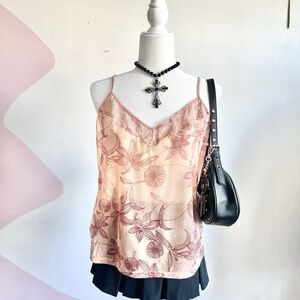 Sheer Lace Trim Top, Mesh, Whimsigoth, Romantic Goth,‎ Fairy Grunge, 2XL